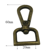 Dongguan Hardware promotionnel Nickle Metal 2cm Dog Hook